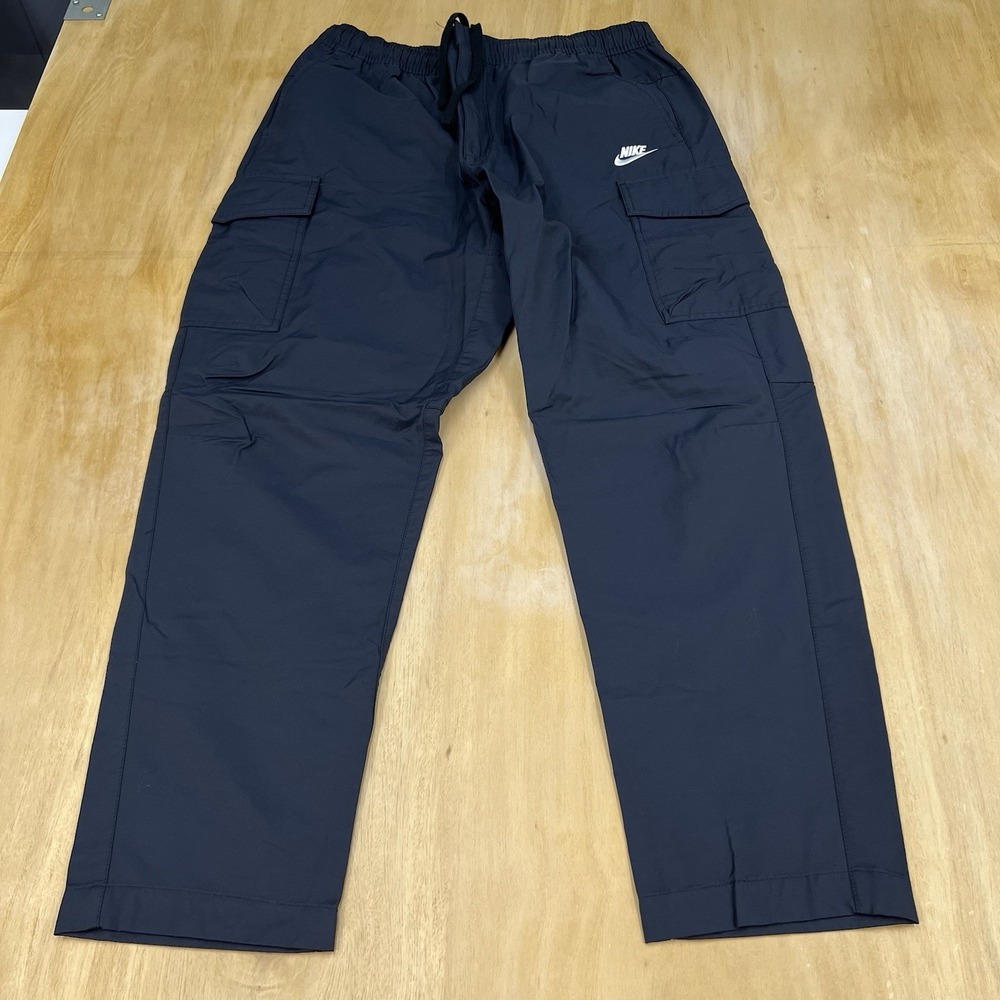 Nike Sportswear Utility Cargo Pants Joggers Mens Sz XL (Waist 34-36") Black - Picture 2 of 12